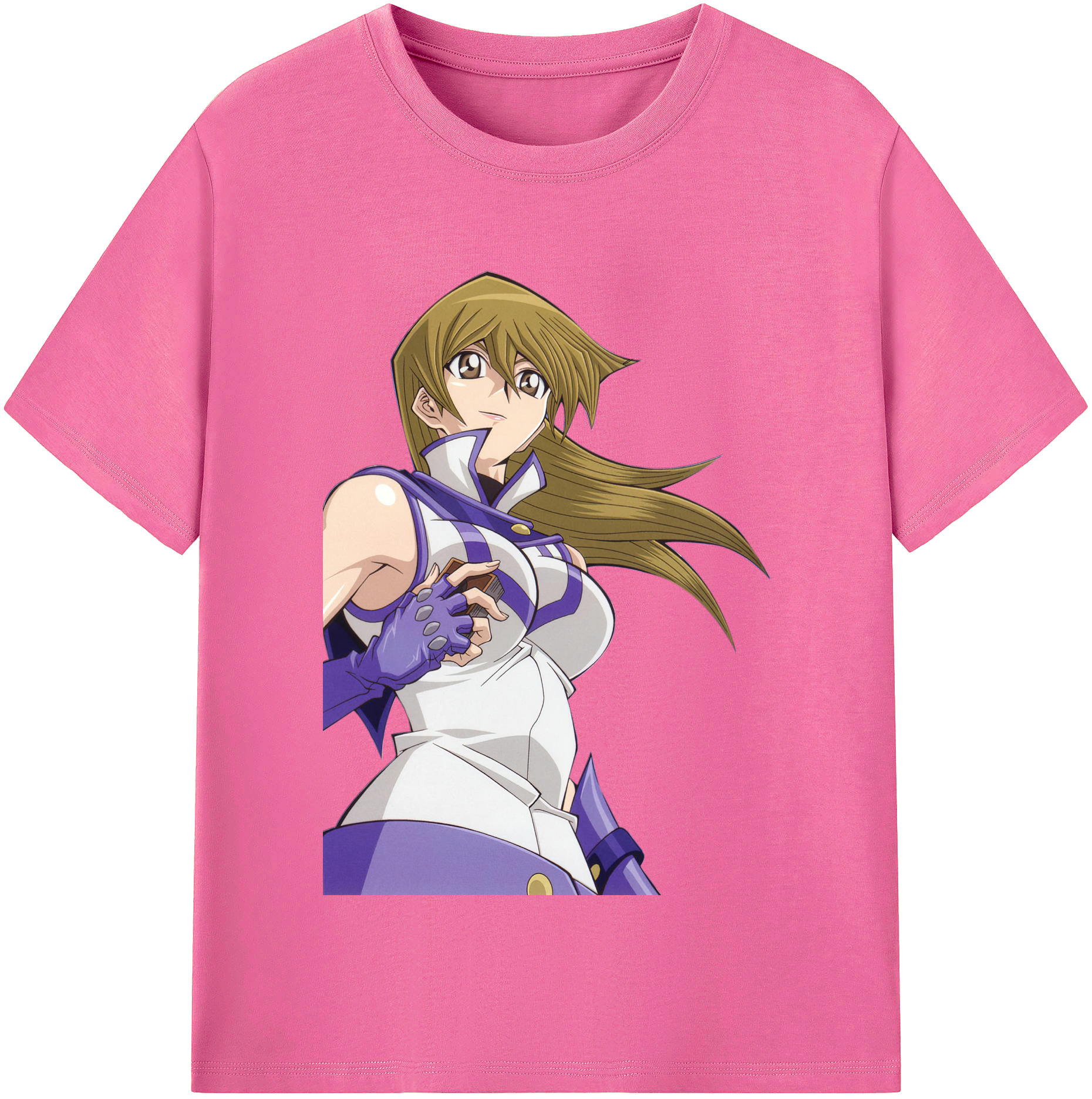 （画像用） 遊☆戯☆王 Yu-Gi-Oh! レディースカジュアルプリントTシャツ（綿100％）